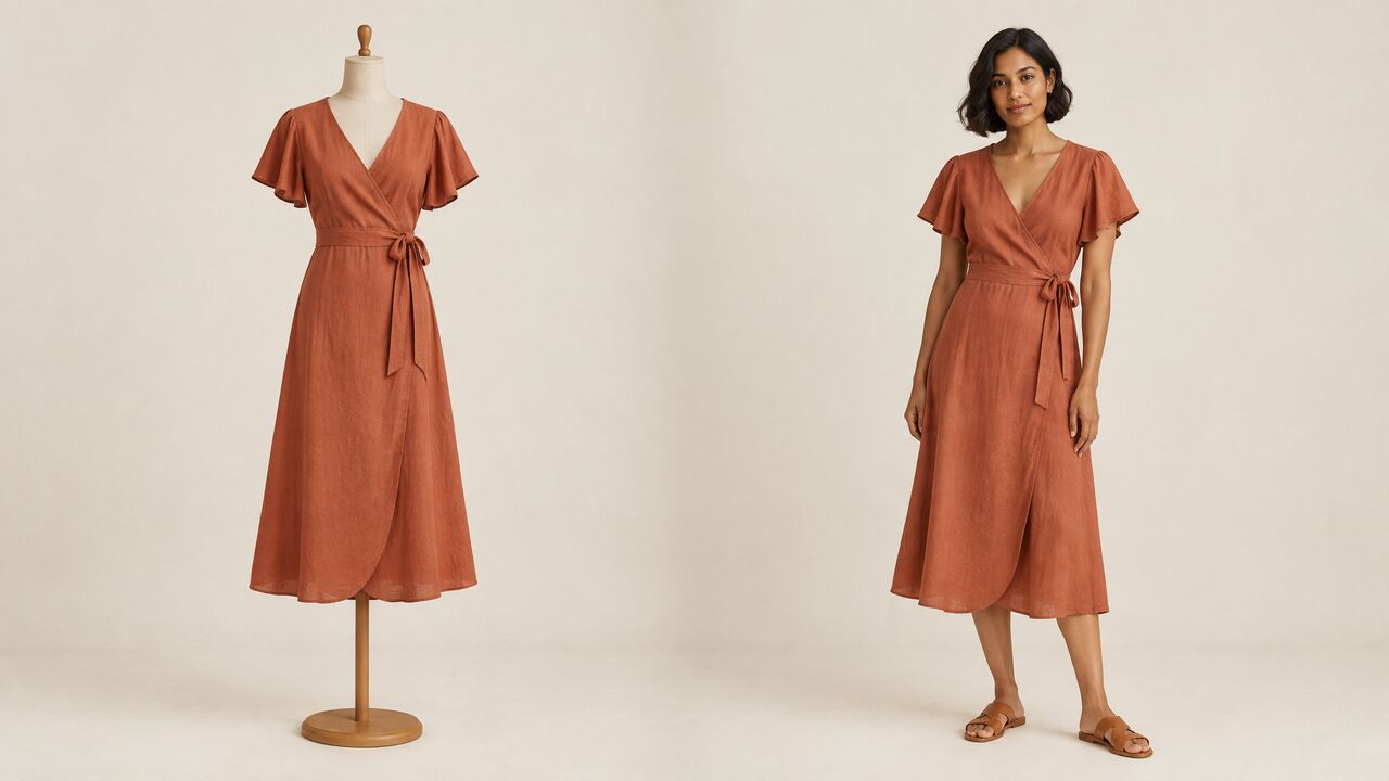 How to Turn Flat Lay and Mannequin Photos into On-Model Images with AI
