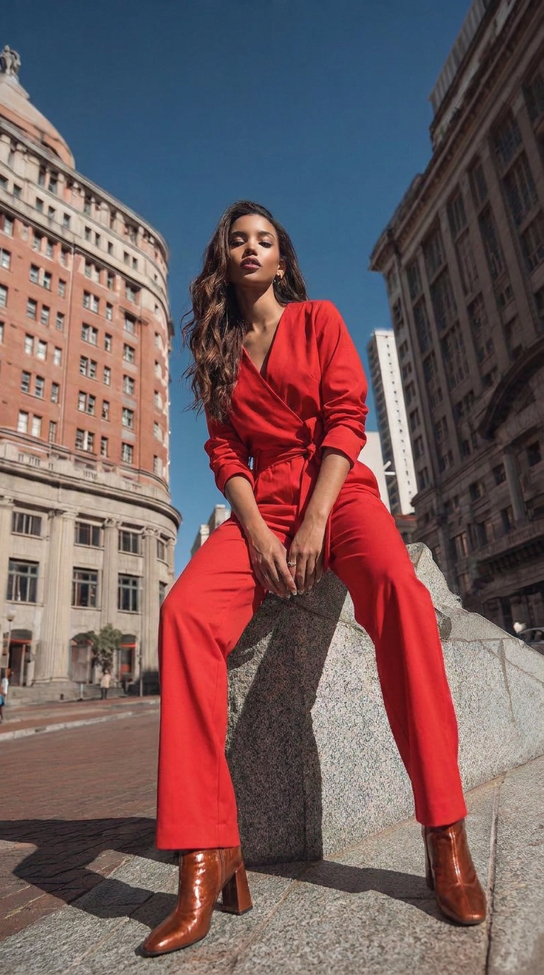 AI image-to-image result: Replace the model's outfit with the one in the second image. Don't change anything else in the first image.