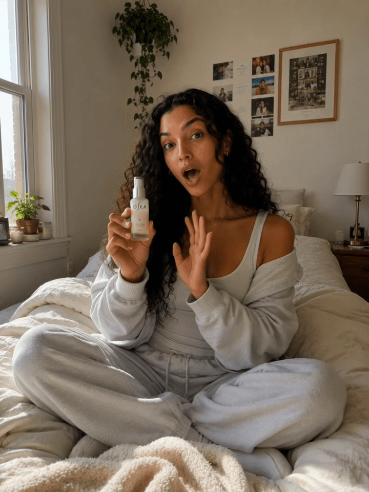 Bedroom location for an AI marketing video — cozy bedroom with soft natural light